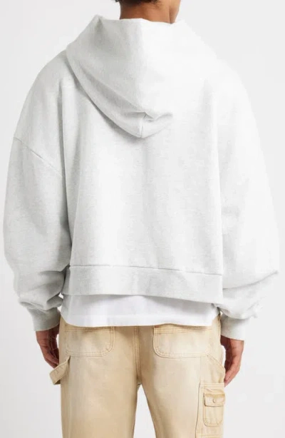 Elwood Flag Graphic Zip Hoodie In Gray