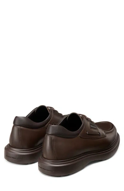 Stuart Weitzman Carlos Moc Toe Derby In Brown