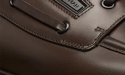 Stuart Weitzman Carlos Moc Toe Derby In Brown