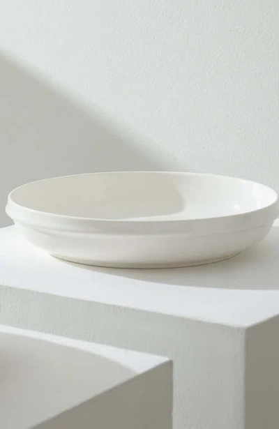 Stone Lain Verso Porcelain 4-piece Dinner Plate Set In White