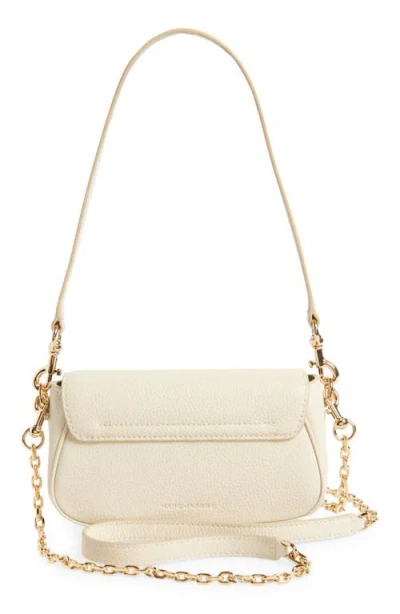 Marc Jacobs The Saddle Bag Shoulder Bag In Beige Leather In White