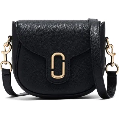 Marc Jacobs The J Marc Pebble Saddle Bag In Black