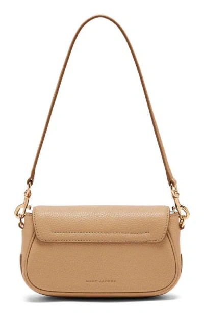 Marc Jacobs The Clover Pebbled Leather Shoulder Bag In Brown