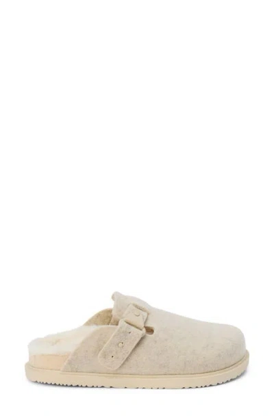 Matisse Portland Faux Fur Clog In Neutral