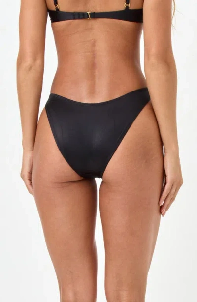L*space Lspace Teagan O-ring Bikini Bottoms In Black