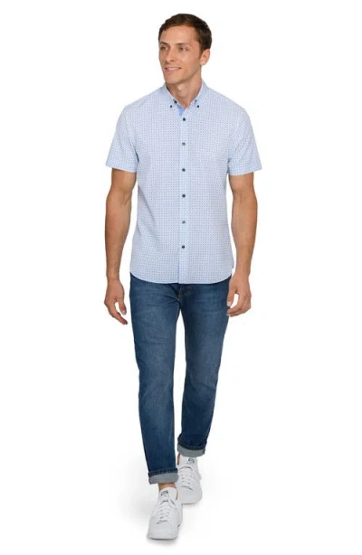 Construct Dash Duo Woven Short Sleeve Basic In Multi