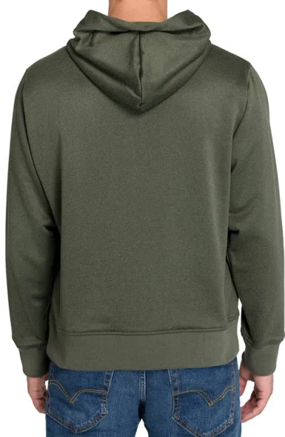 Construct Solid Hoodie In Green