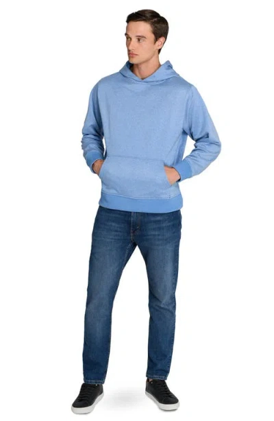 Construct Solid Hoodie In Blue