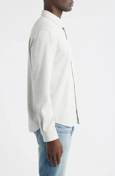 Rails Vincent Button Down Knit Shirt In Gray