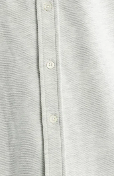 Rails Vincent Button Down Knit Shirt In Gray