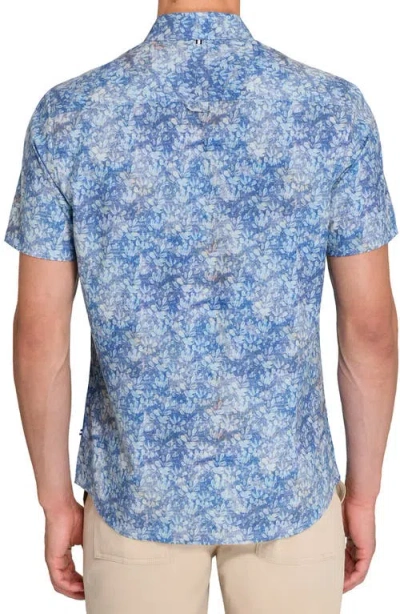 Brooklyn Brigade Branches Woven Short Sleeve Basic In Blue