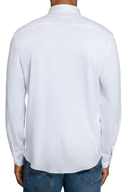Brooklyn Brigade Solid Knit Long Sleeve Basic In White