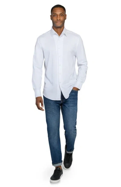 Brooklyn Brigade Solid Knit Long Sleeve Basic In White