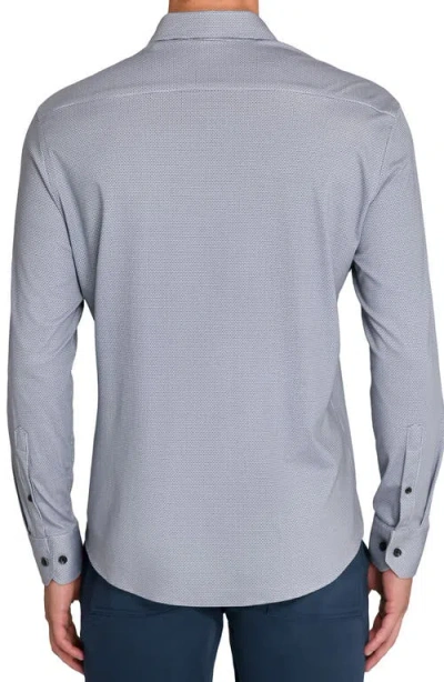 Brooklyn Brigade Geo Print Knit Long Sleeve Basic In Multi