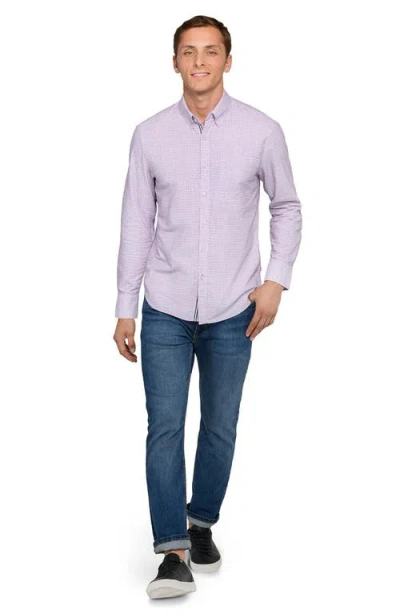 Brooklyn Brigade Geo Print Oxford Basic In White