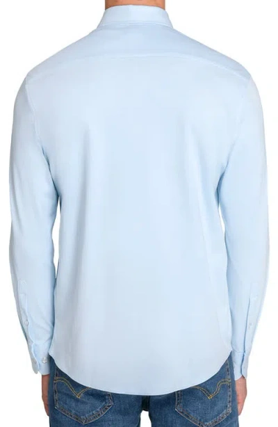 Brooklyn Brigade Solid Knit Long Sleeve Basic In Blue