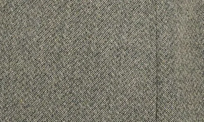 Reformation Nolyn Wool Blend Herringbone Top In Gray