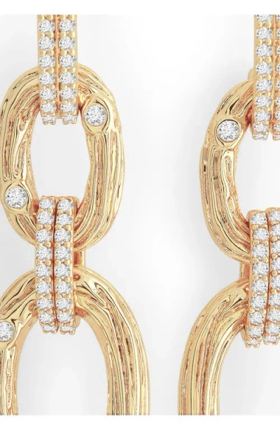 Anabel Aram Jewelry Enchanted Forest Chain Link Drop Earrings In Gold