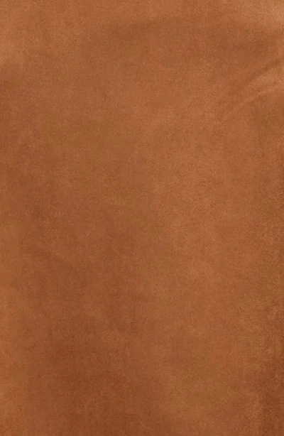 Petal And Pup Petal & Pup Charles Faux Suede Miniskirt In Brown