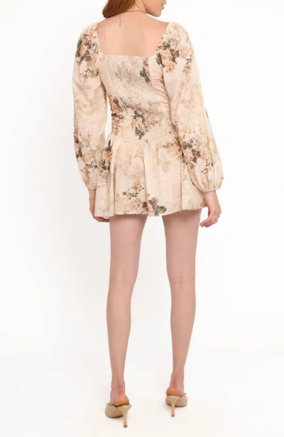 Petal And Pup Petal & Pup Greta Floral Print Eyelet Romper In Multi