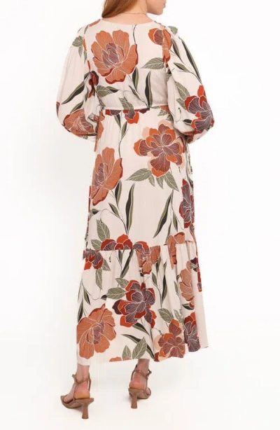 Petal And Pup Petal & Pup Cerwin Floral Print Long Sleeve Maxi Dress In Multi