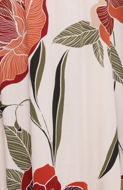 Petal And Pup Petal & Pup Cerwin Floral Print Long Sleeve Maxi Dress In Multi