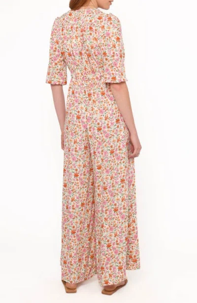 Petal And Pup Petal & Pup Kelda Floral Print Wide Leg Jumpsuit In Multi