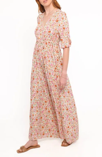 Petal And Pup Petal & Pup Kelda Floral Print Wide Leg Jumpsuit In Multi