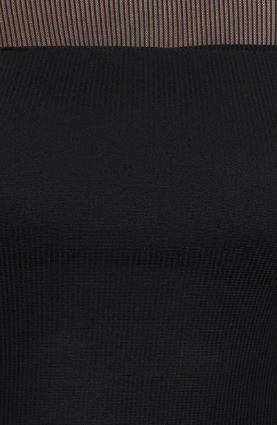 Petal And Pup Petal & Pup Famille Long Sleeve Midi Dress In Black