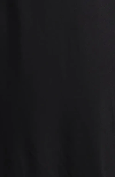 Petal And Pup Petal & Pup Lindra One-shoulder Long Sleeve Maxi Dress In Black