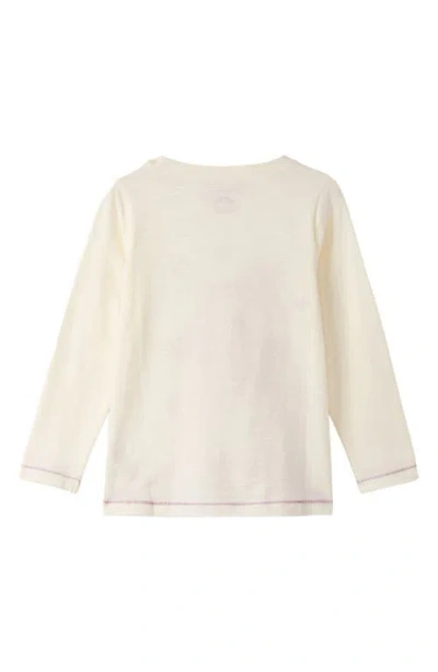 Hatley Kids' Galloping Horse Long Sleeve T-shirt In White