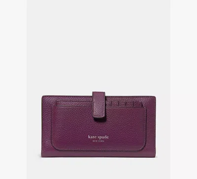 Kate Spade Ava Bifold Wallet In Purple