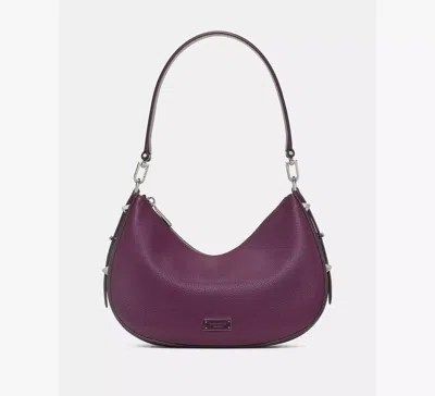 Kate Spade New York Liv Pebble Leather Convertible Shoulder Bag In Purple