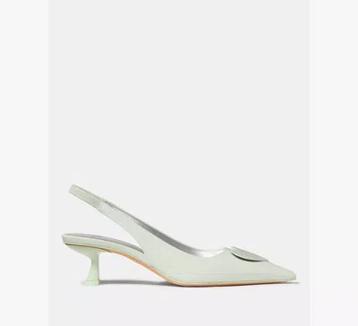 Kate Spade Lover Slingback Kitten Heel In White