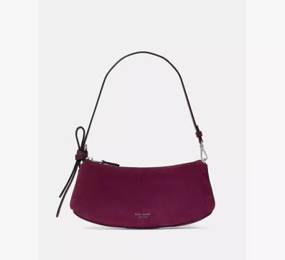 Kate Spade New York Loop Suede Pochette Bag In Purple