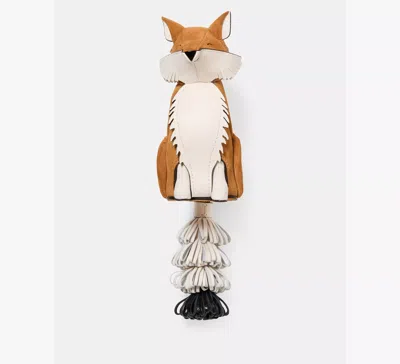 Kate Spade New York Critters Ginger Fox Leather Coin Purse In Brown