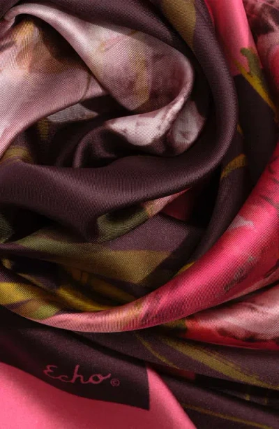 Echo Cosmos Square In Burgundy