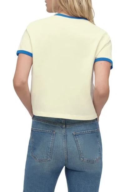 Favorite Daughter Contrast Binding Organic Cotton Graphic T-shirt In Neutral