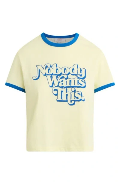 Favorite Daughter Contrast Binding Organic Cotton Graphic T-shirt In Neutral