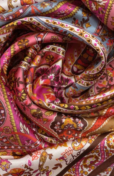 Echo Quadrant Paisley Square In Pink