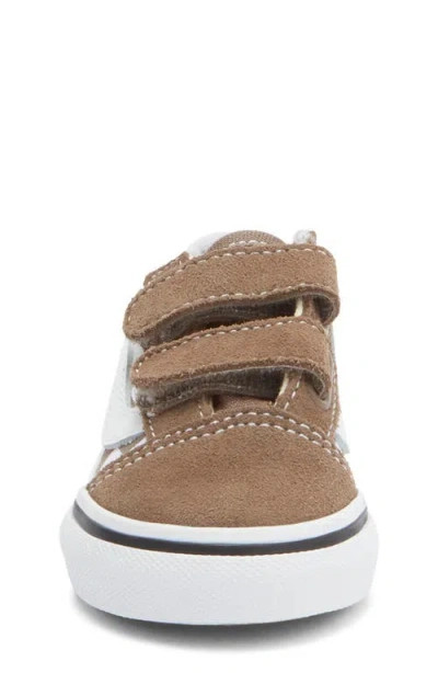 Vans Kids' Old Skool V Sneaker In Brown