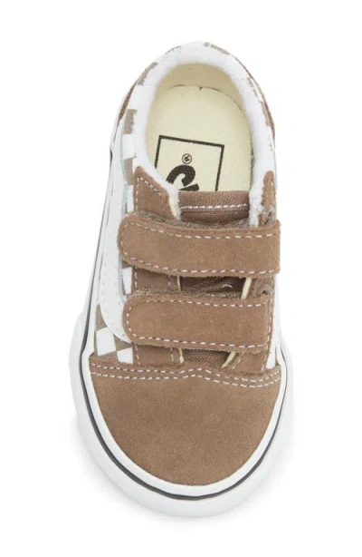 Vans Kids' Old Skool V Sneaker In Brown
