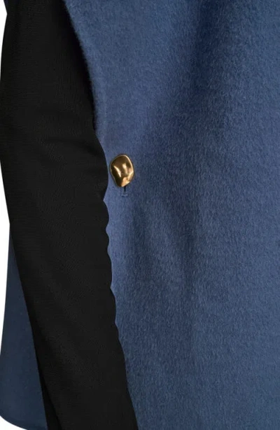 Donna Karan Pullover Cape In Gray