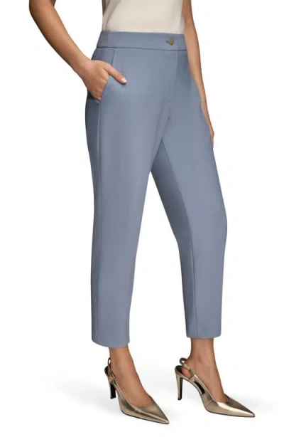 Donna Karan New York Slim Fit Ankle Pants In Purple