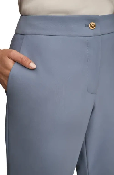 Donna Karan New York Slim Fit Ankle Pants In Purple