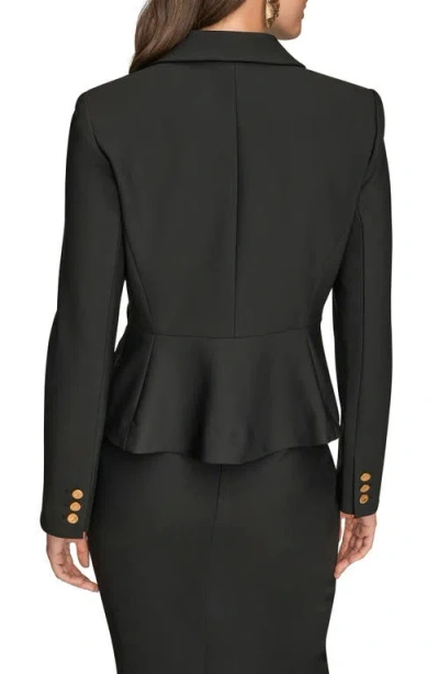 Donna Karan New York Peplum Blazer In Black