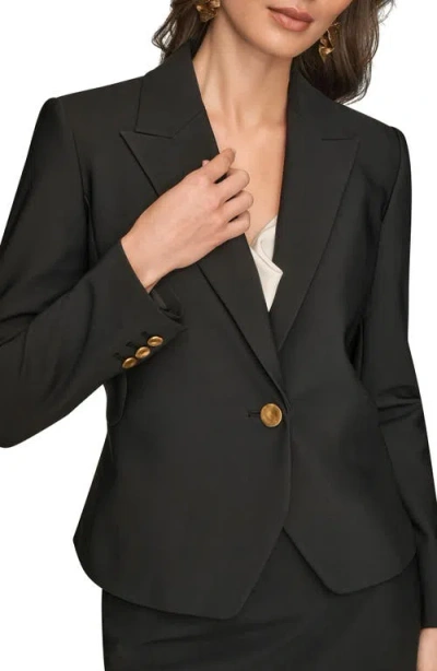 Donna Karan New York Peplum Blazer In Black
