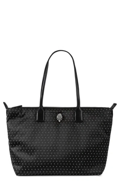 Kurt Geiger London Large Drench Studded Shopper In Black
