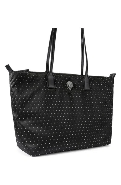 Kurt Geiger London Large Drench Studded Shopper In Black