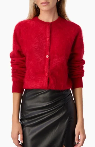 Cami Nyc Dorian Cashmere Cardigan In Red